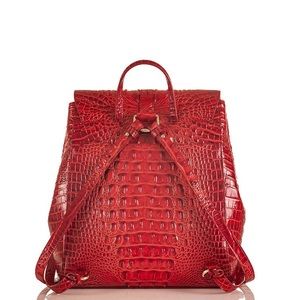 Sold Out Brahmin Backpack in Vintage Red